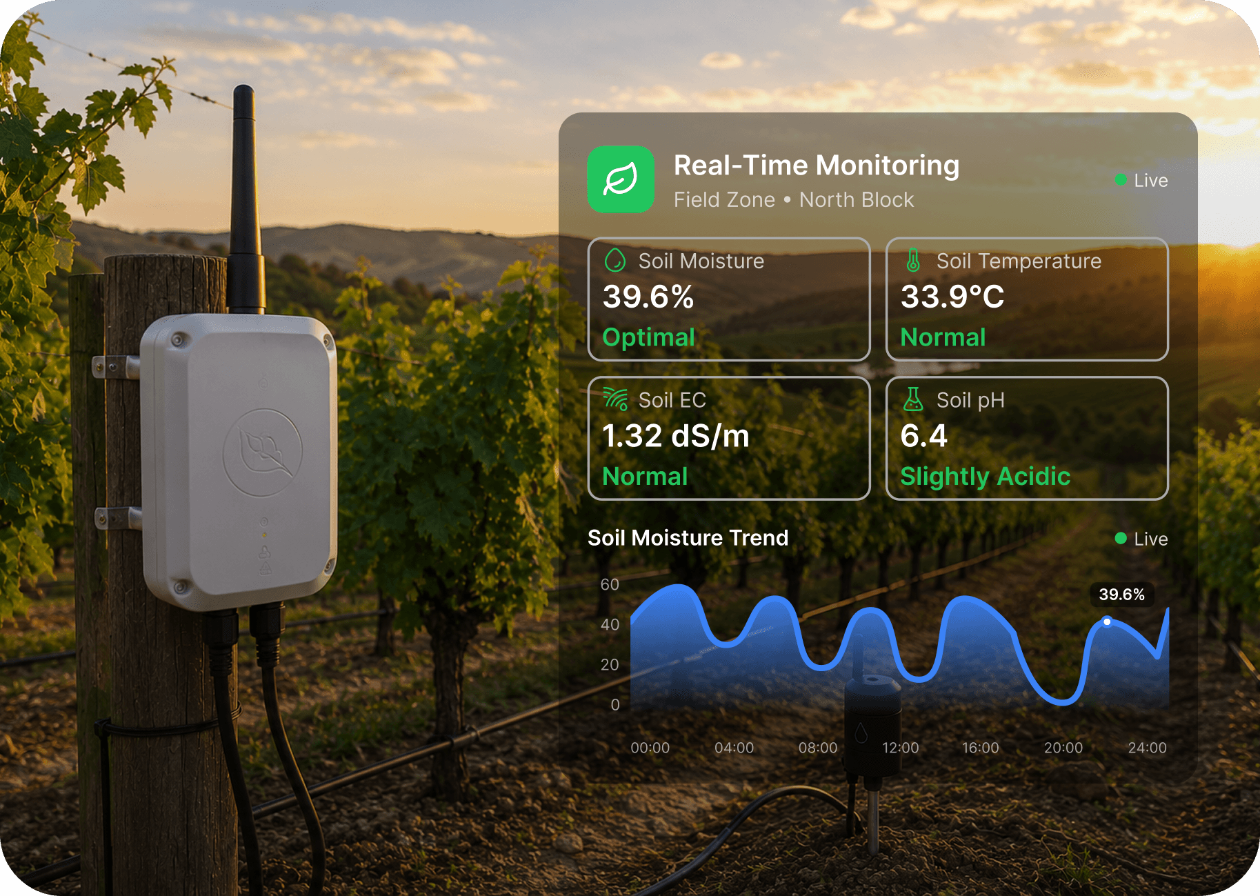 Real-Time Vineyard Monitoring