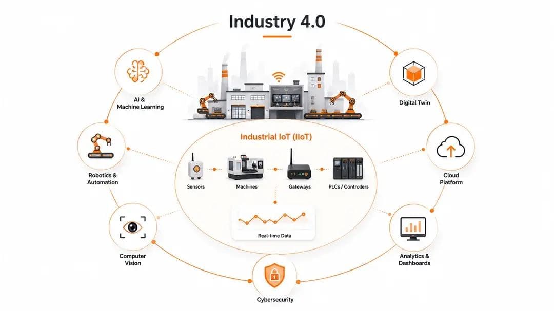 Difference b/w Industry 4.0 vs Industrial IoT