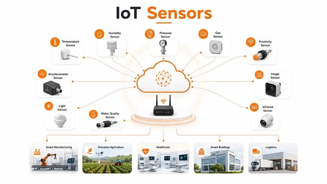 types of IoT sensors and its applications