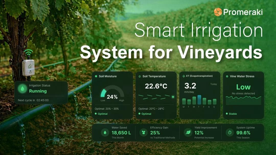 smart irrigation system for vineyards