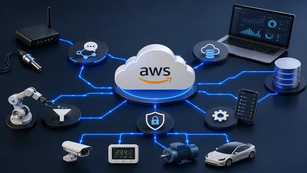 aws iot core - key components