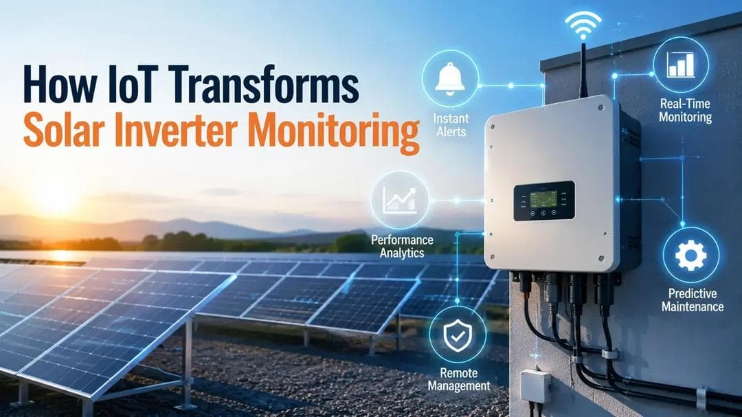 how IoT transforms solar inverter monitoring