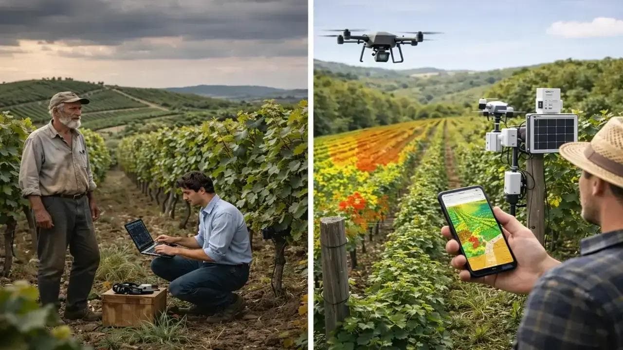 Precision Viticulture vs. Traditional Viticulture