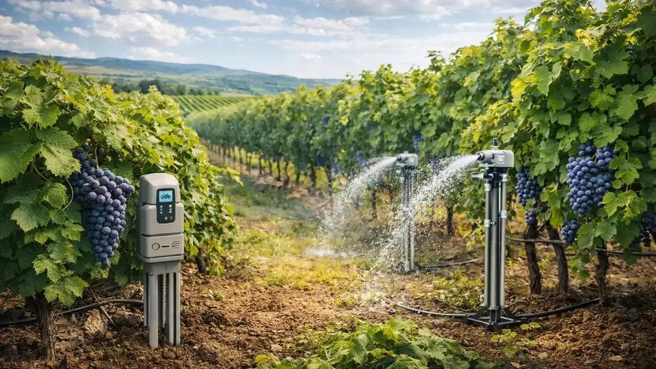 smart irrigation system for vineyards