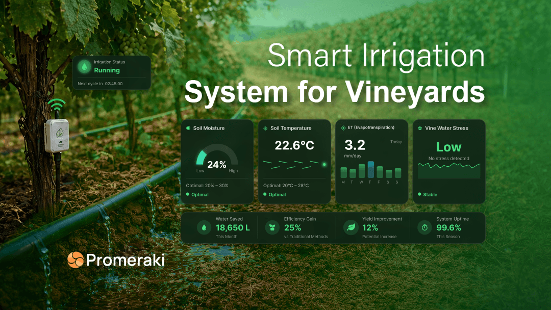smart irrigation system for vineyards