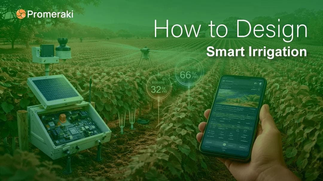 design smart irrigation system