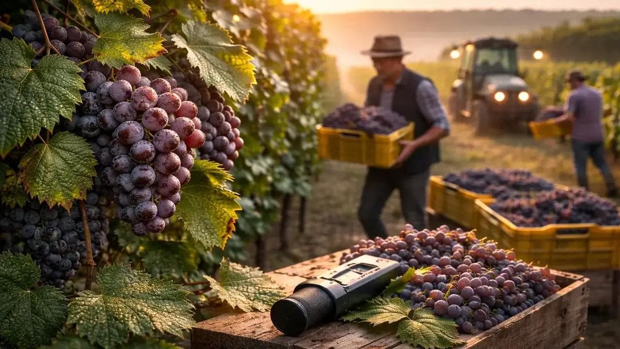 harvest timing is everything in wine grape production