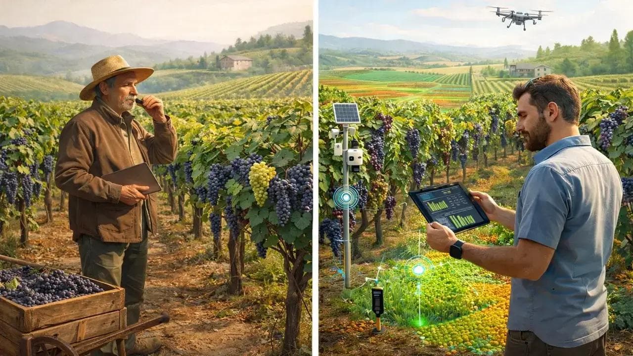 traditional vs modern viticulture