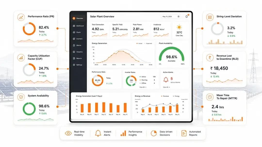 showcased key energy monitoring KPIs
