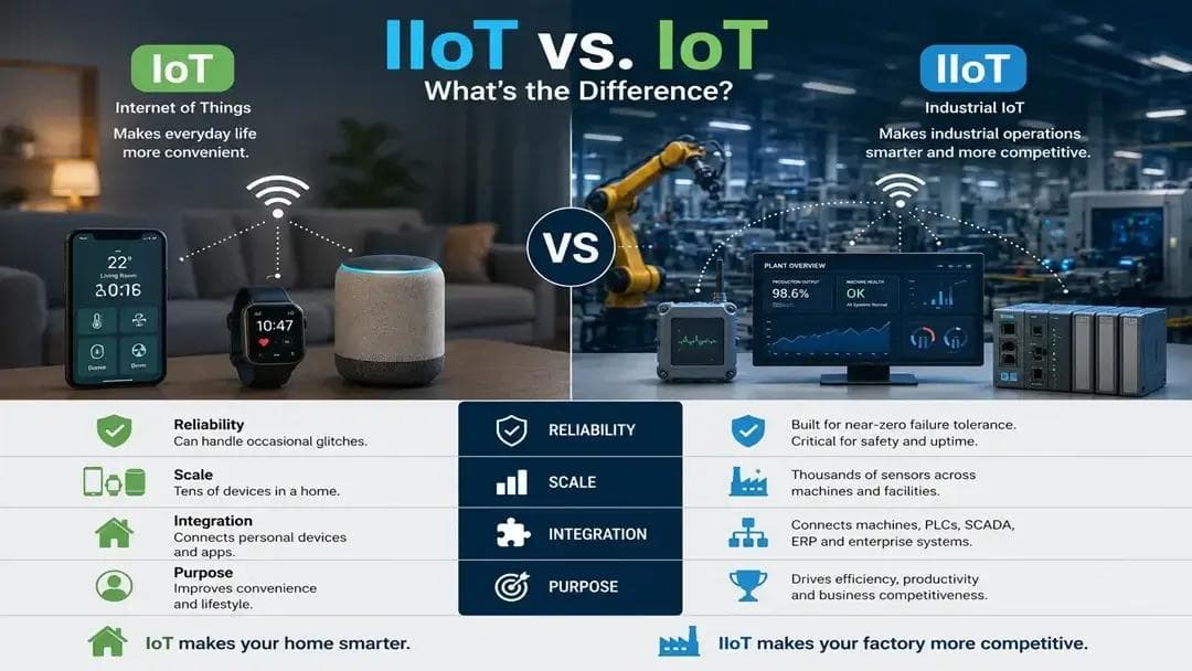 IIoT vs IoT