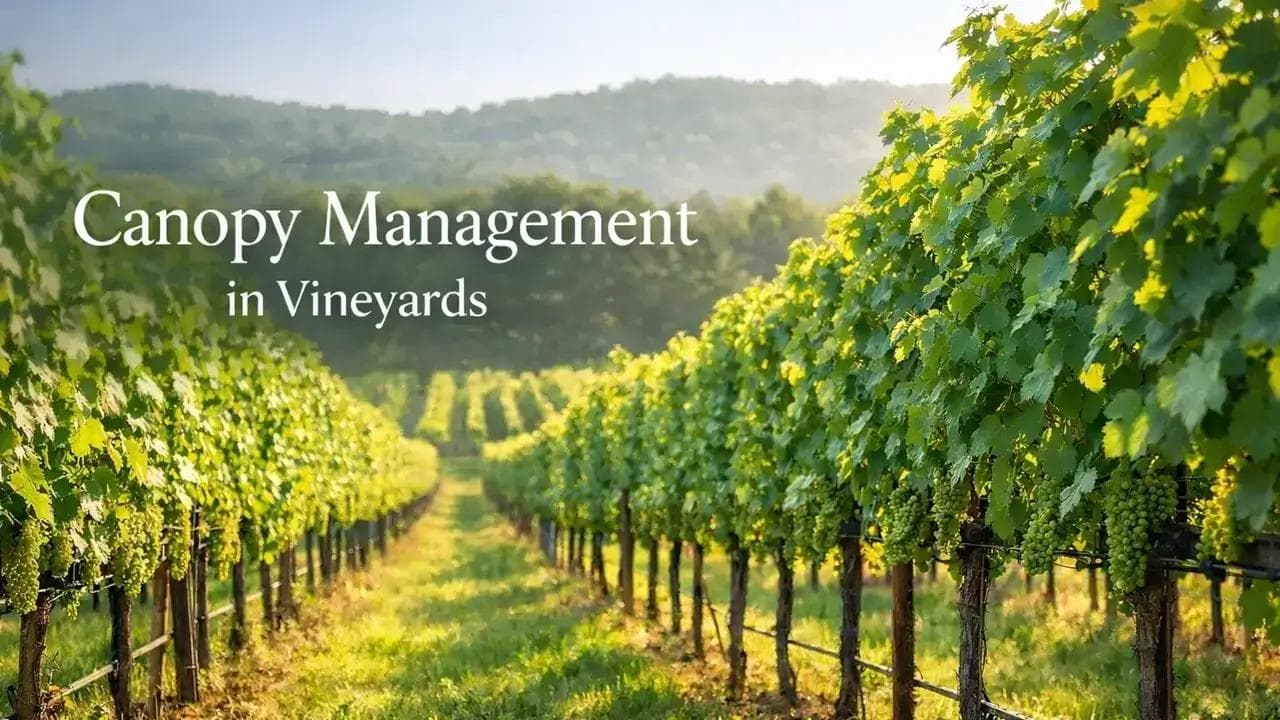 canopy management in vineyards
