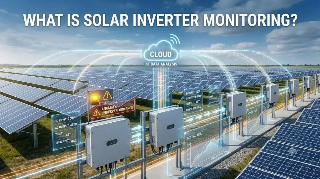 what is solar inverter monitoring